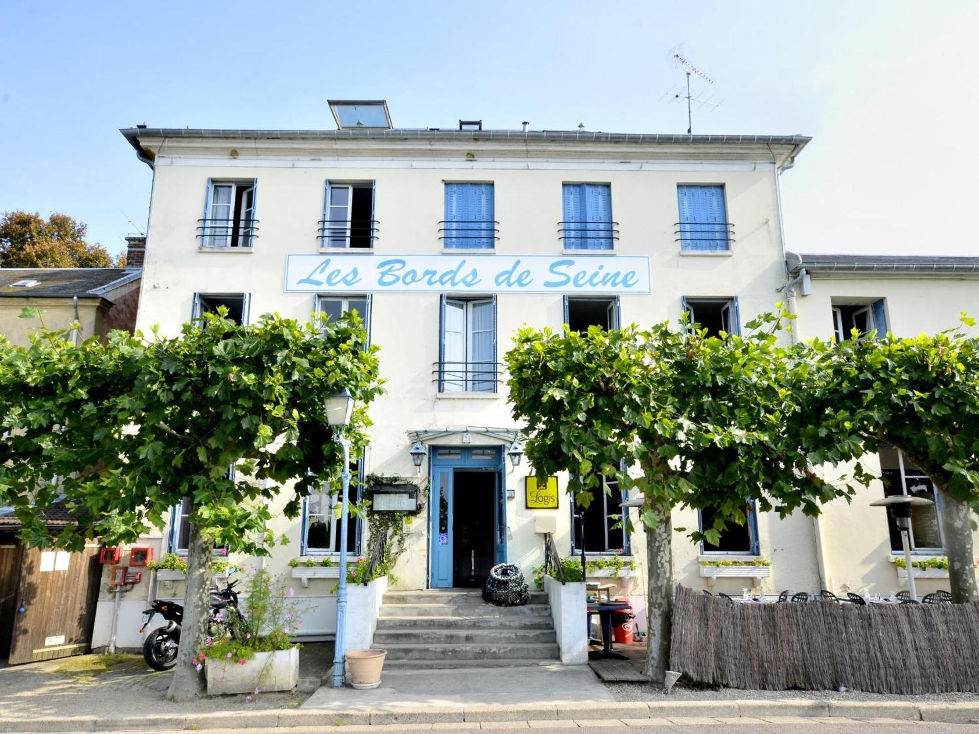 Logis Hotel & Restaurant - Les Bords De Seine La Roche-Guyon Eksteriør bilde
