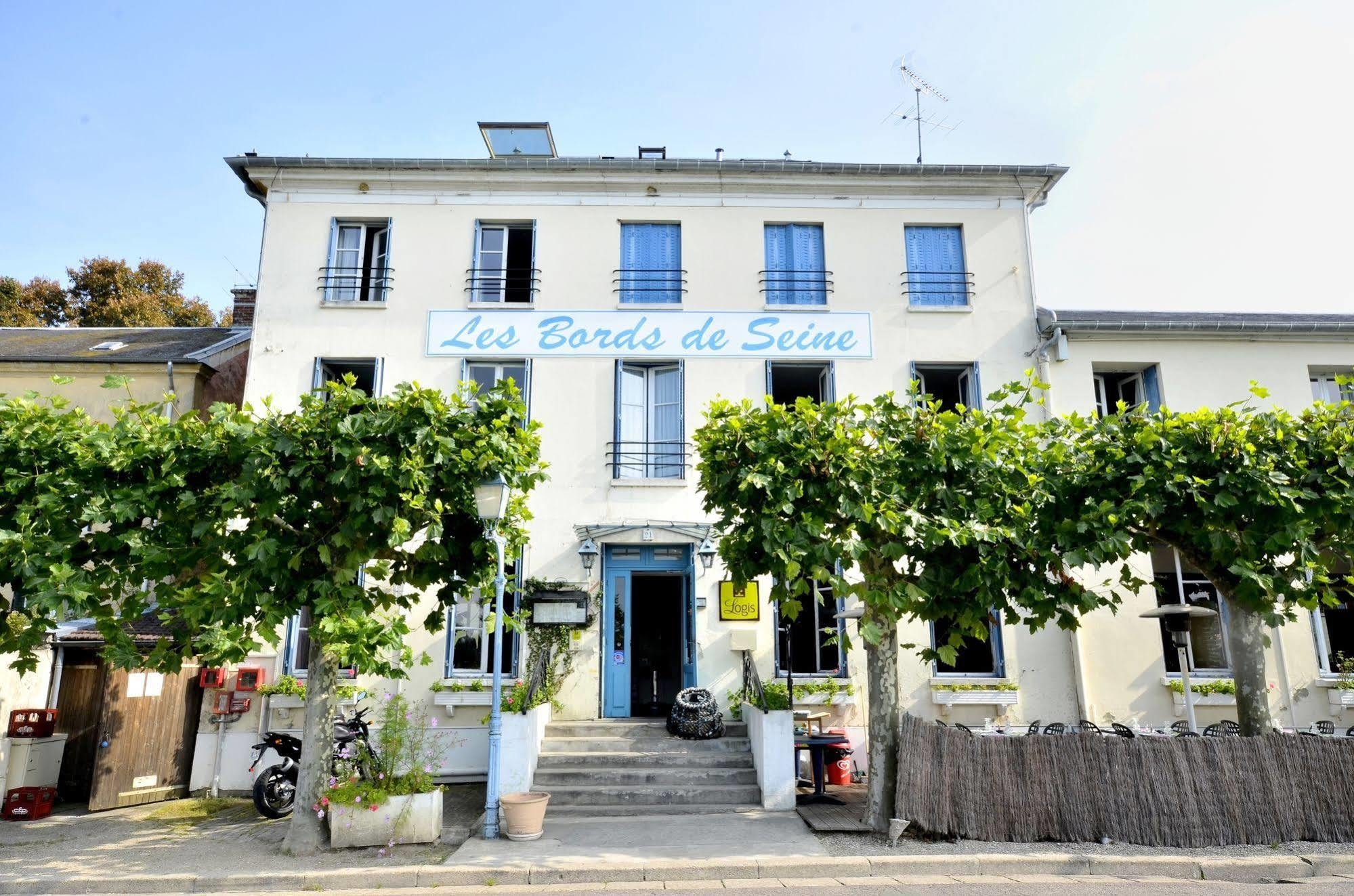 Logis Hotel & Restaurant - Les Bords De Seine La Roche-Guyon Eksteriør bilde